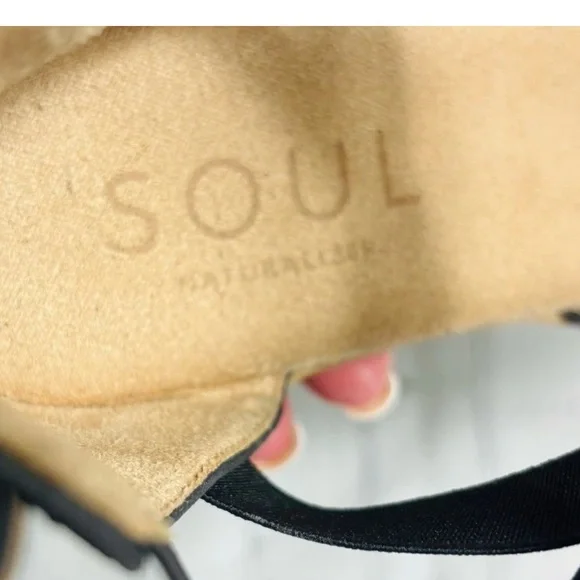 SOUL Naturalizer Women's Size 8 M Intro Black Flat Nubuck Shoes - Picture 11 of 11